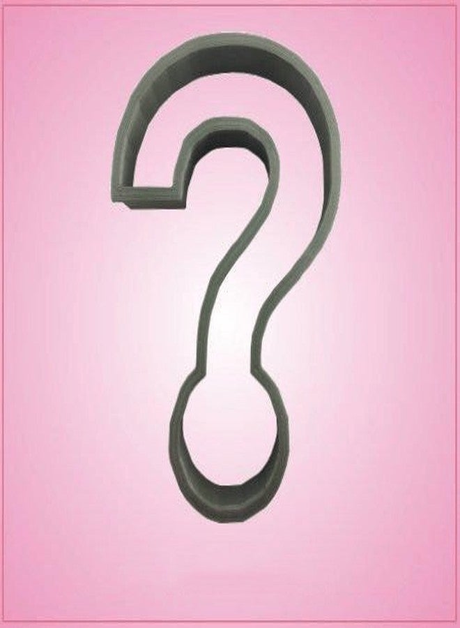 Question Mark Cookie Cutter 4Inch tall, 2-1/2Inch wide