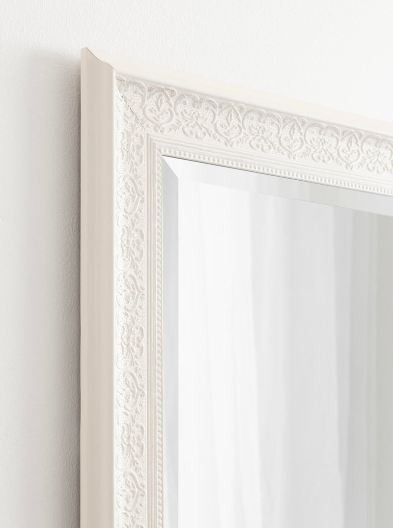 Kate and Laurel Alysia Decorative Frame Rectangle Wall Mirror, 22.5x28.5 White - Image 5