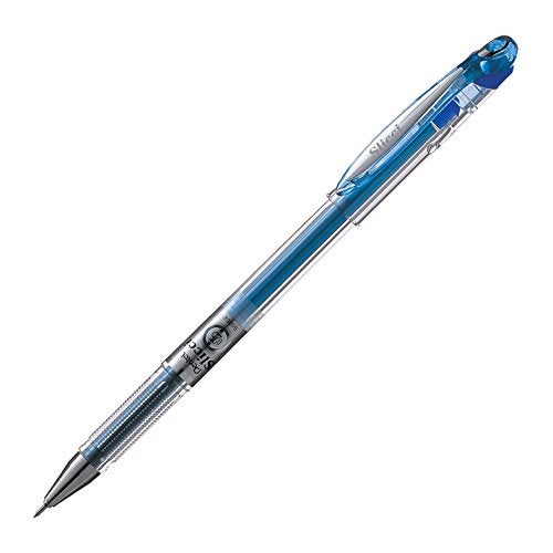 Pentel Arts Slicci 025 mm Extra Fine Gel Pen Blue Ink Box of 12 BG202C - Image 3