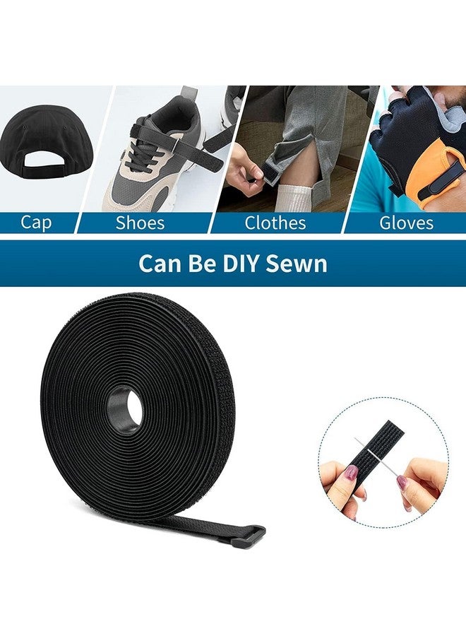Bennort Reusable Adjustable Velcro Cable Cord & Wire Organizer Hook & Loop Fastener Ties Straps with 5m+25 Buckles For Cable Tie Wire Organizer,Free Cut-to-Length Cinch Securing Strap, 16Ft x 1In - Image 5