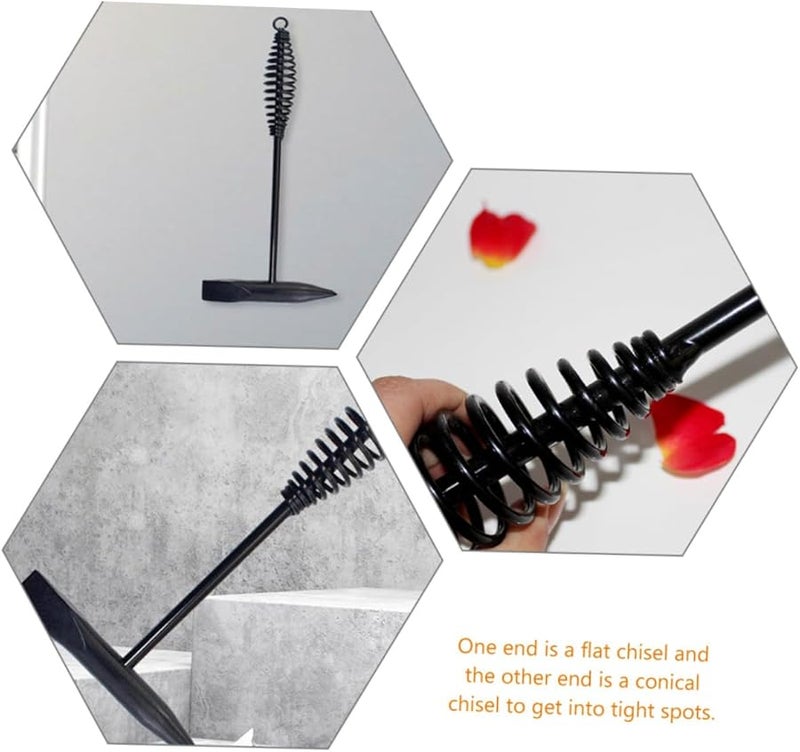 Spring Handle Welding Slag Hammer Portable Carbon Steel Chipping Tool Welder Accessories - Image 4