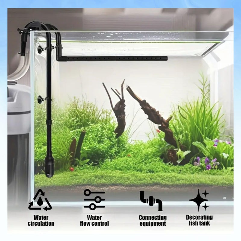 VAYINATO Sun-Sun HW-302 Canister Filter Spare Inlet and Outlet Pipe Set | Durable Plastic Aquarium Filter Replacement Accessories for Water Flow & Circulation and Maintain - Image 2