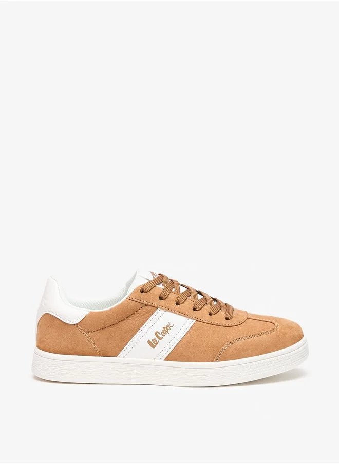 لي كوبر Women's Lace-Up Low Ankle Sneakers
