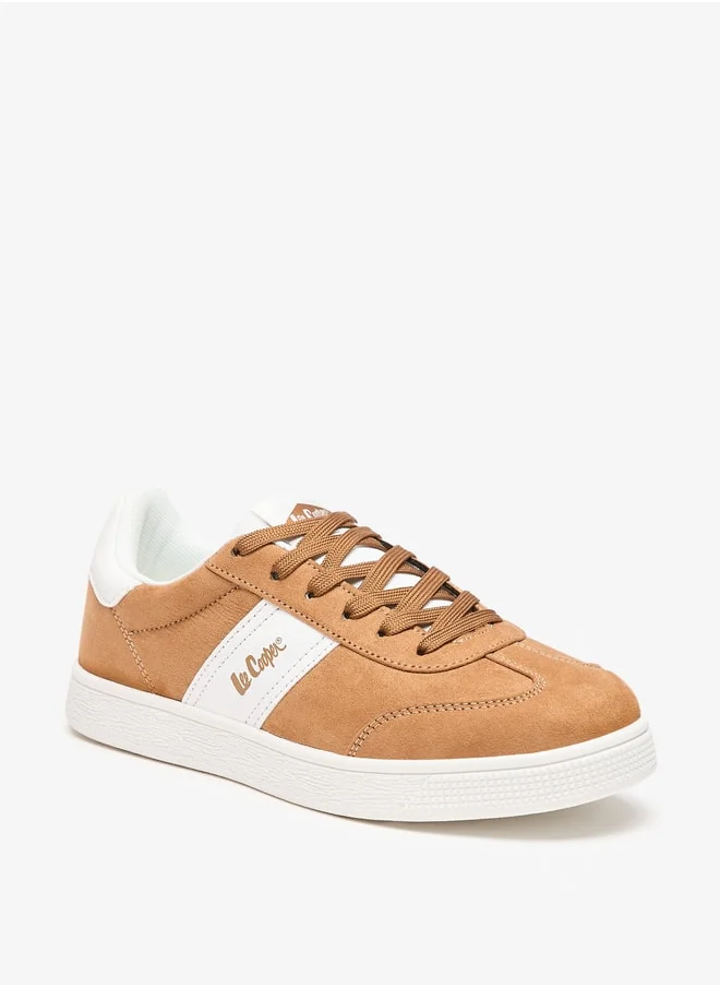 لي كوبر Women's Lace-Up Low Ankle Sneakers