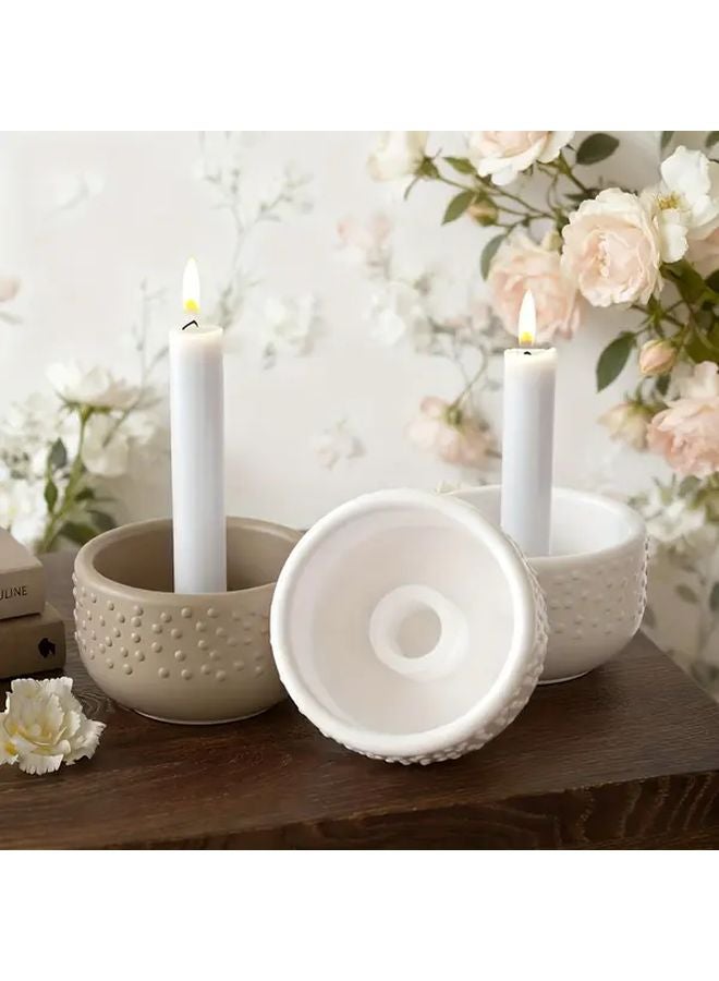 Dot Bowl Silicone Mold For Resin Casting Floral Basket Candle Holder Holiday Gift - Image 2