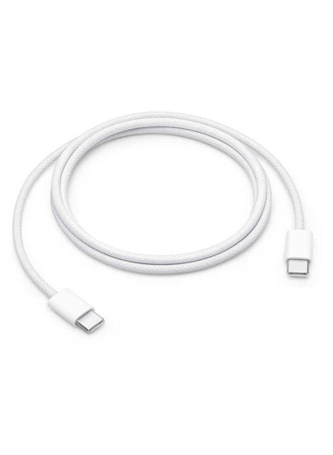 كيو بيست كيبل USB C الى USB C بقدرة 60 واط بطول 1 متر، كيبل شحن سريع متوافق مع ماك بوك برو ,أجهزة الايفون و الايباد و جميع الاجهزة - Image 2