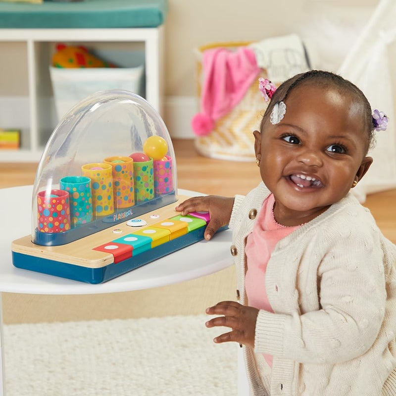 Playskool Little Wonders Pop-A-Tune - Toy - Colorful Tubes & Keys Teach Cause & Effect - Silly Sounds and Classic Piano - for 12 Months+ - Image 4