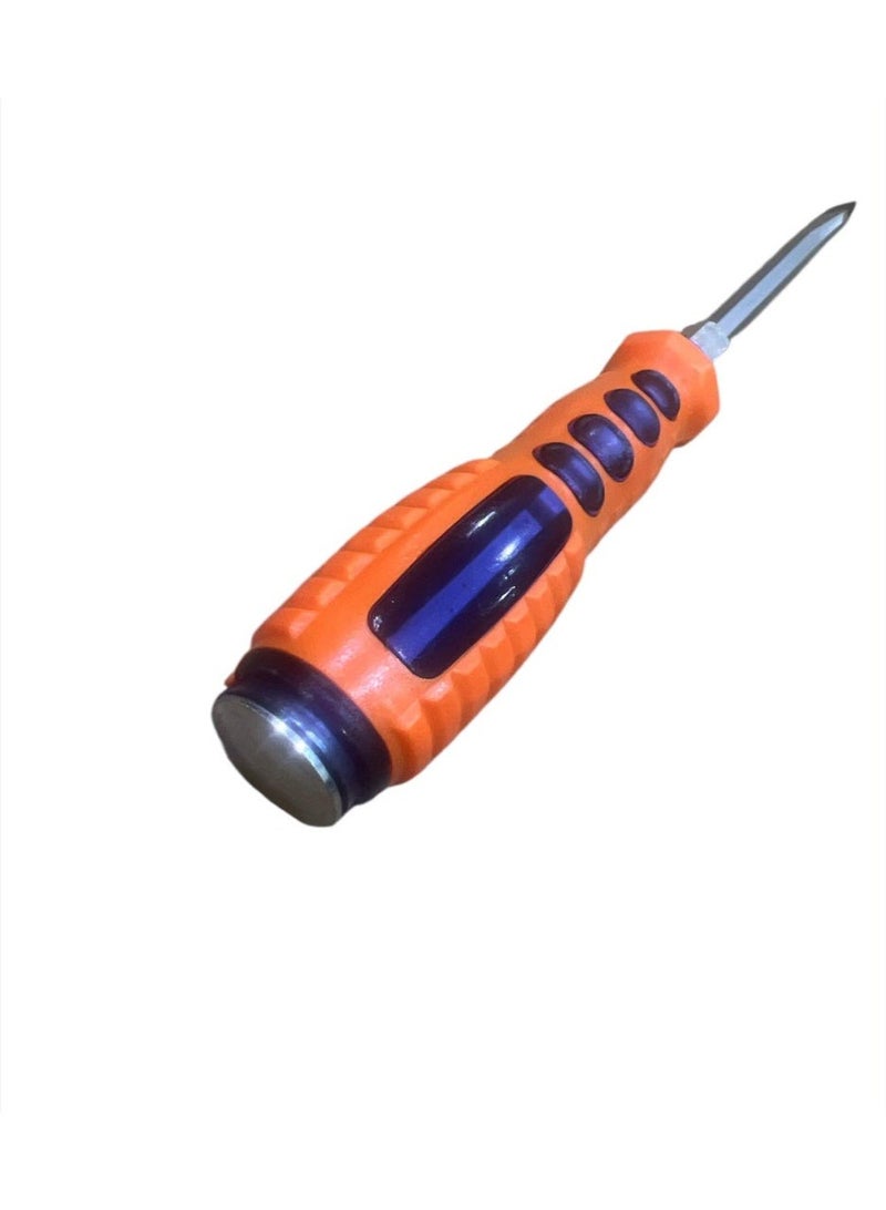 طقم مفكات مغناطيس قوية وثقيلة احترافي 6 قطع – موديل 10005589 – مقبض مريح مانع للانزلاق – فولاذ Chrome-Vanadium معتمد TÜV / GS – مقاسات ‎75mm / 100mm / 125mm / 150mm للصيانة والورش - Image 2