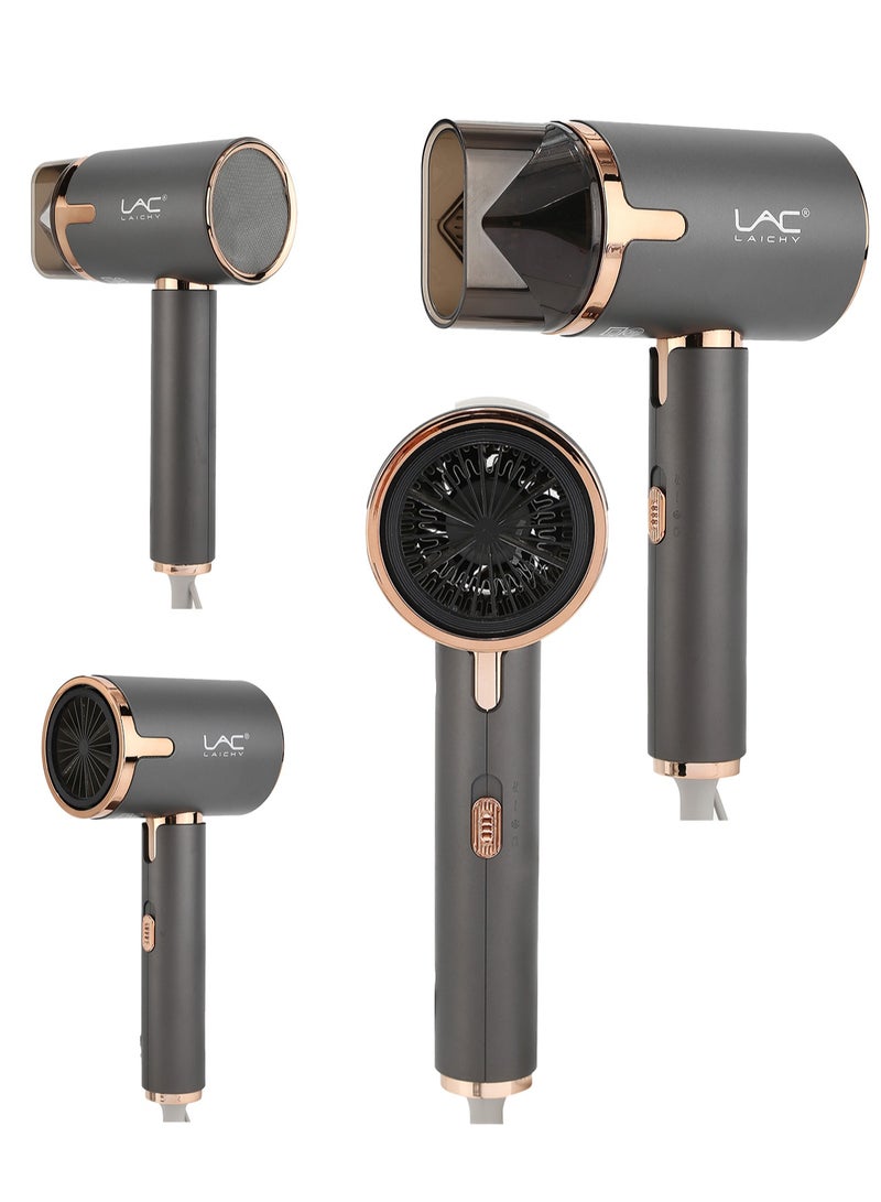 LAC LAICHY Salon Hair Dryer Professional Ionic Blow dryers 2000W Thermo-Control Hairdryer Fast Drying Low Noise with Concentrator and Diffuser - Image 2