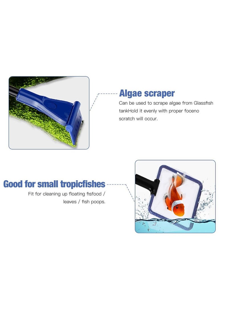 حوض السمك تنظيف عدة مقبض طويل حوض السمك فرشاة منظار حوض السمك - Image 4