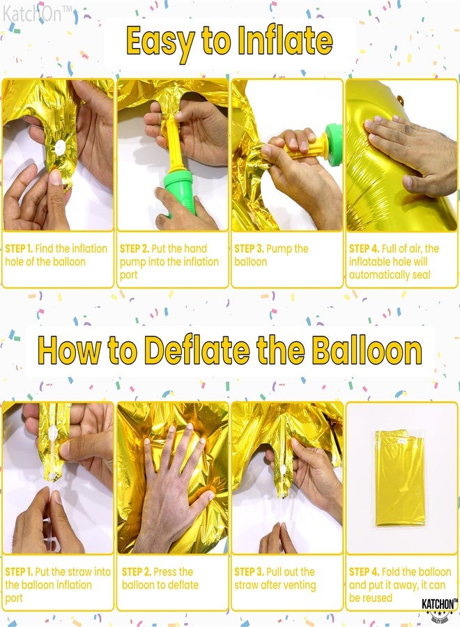 KatchOn, Gold 28 Balloon Number - 40 Inch | Gold 28 Birthday Balloons, 28th Birthday Decor for Men, Women | 28 Number Balloons | 28th Birthday Balloons for 28 Birthday Decor - Image 5