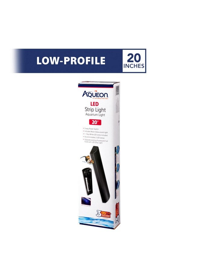 Aqueon LED Fish Tank Aquarium Strip Light Fixture, 20 Inch - Image 2