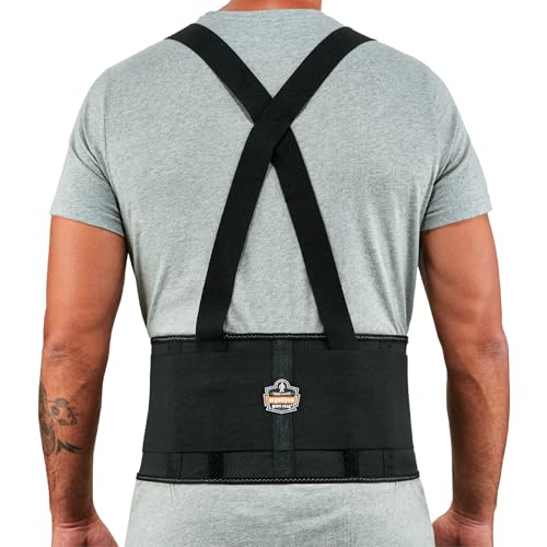 Ergodyne ProFlex 1650 Back Support Belt, 7.5" Elastic, Adjustable, Removeable Straps, XL - Image 1