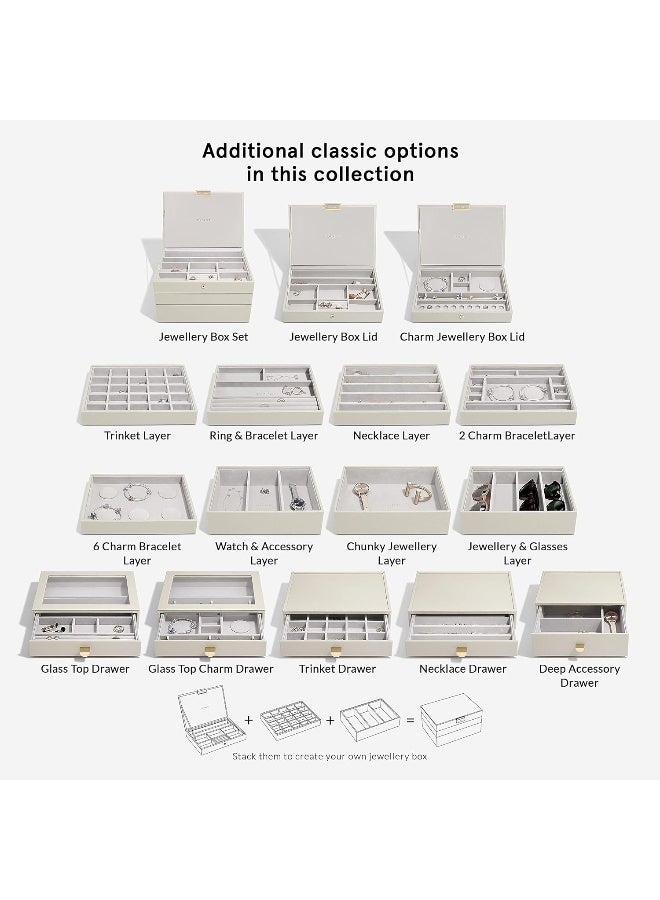 Stackers Classic 5 Compartment Necklace Layer Oatmeal - Image 4