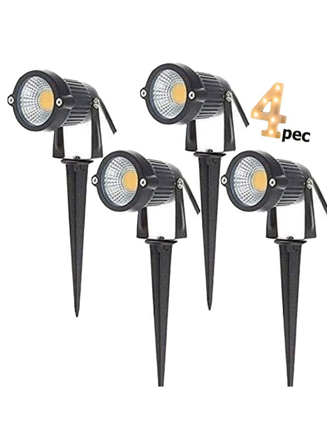 RMAX High-power 10W LED outdoor decorative lights, 4 pieces, for landscaping, gardens, patios, and walkways. - Image 1