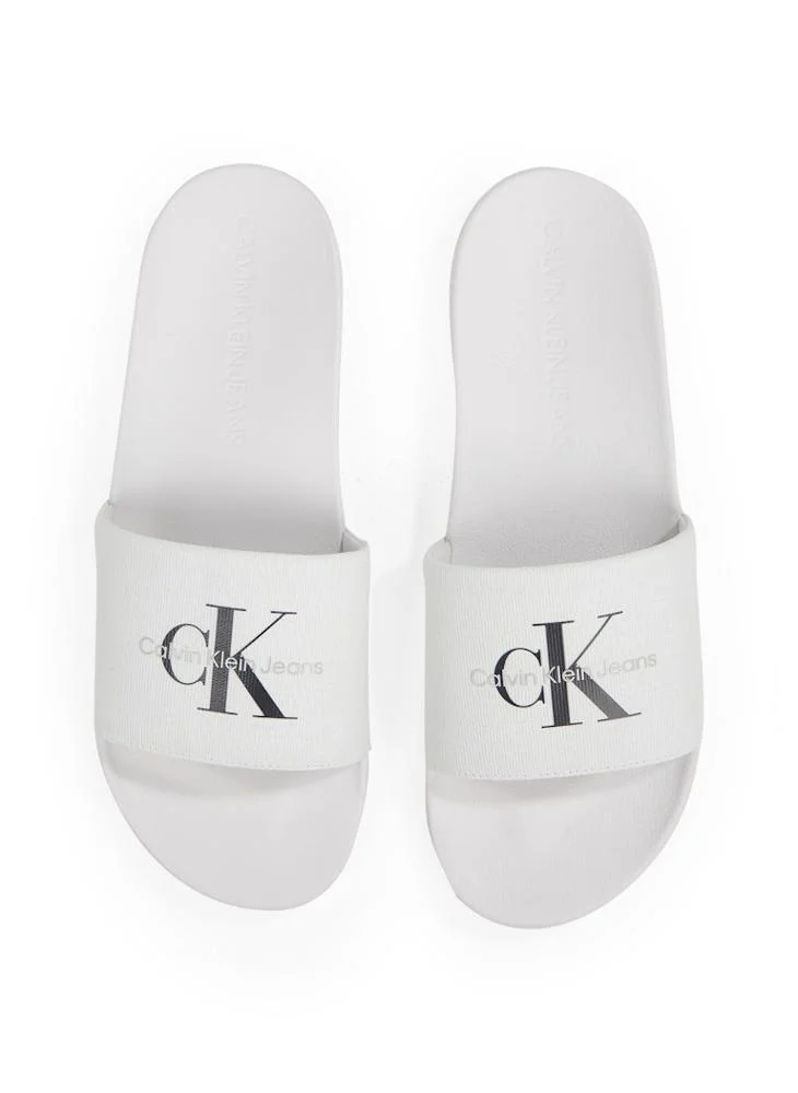 كالفن كلاين جينز Monogram One Strap Flip Flops