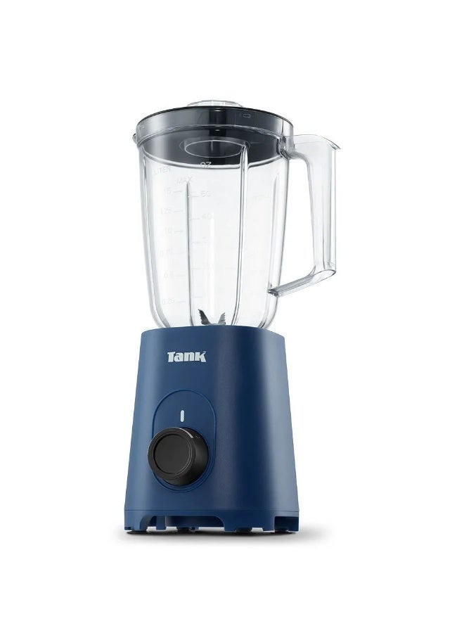 Tank Countertop Blender, 1.5 Liter, 600 Watt, Blue - YB-010 - Image 2