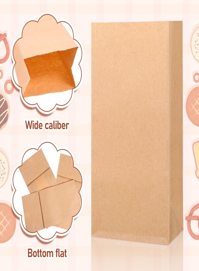 SHENLIU 400 Pack Mini Brown Paper Bags, Small Kraft Paper Bag 1 LB 3.5x2.2x6.7 Inch for Baby Shower Wedding Party Favor Bags Candy Popcorn Treat Bag Bread Cookie Snack Thank You Gift Wrapping Bag Bulk - Image 4