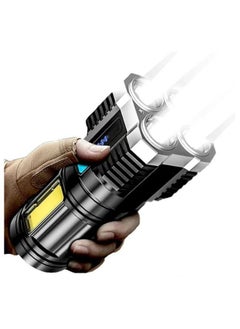 Pocket flashlight USB Rechargeable LED Flashlight Torch Blue