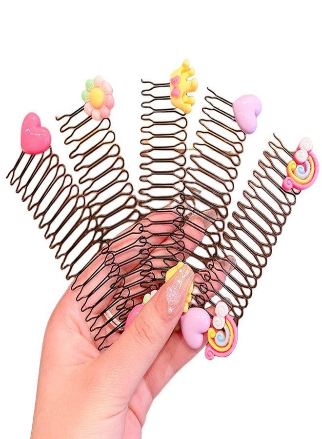 ORYNTH Stretchable Invisible Hair Clips Creaseless Hair Clip,Zig Zag Headbands Girls U Shaped Finishing Fixer Comb Headbands Cute Cartoon Invisible Hair Holder for Women & Girls Pack of 3. - Image 1