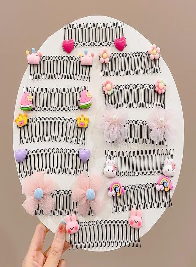 ORYNTH Stretchable Invisible Hair Clips Creaseless Hair Clip,Zig Zag Headbands Girls U Shaped Finishing Fixer Comb Headbands Cute Cartoon Invisible Hair Holder for Women & Girls Pack of 3. - Image 4