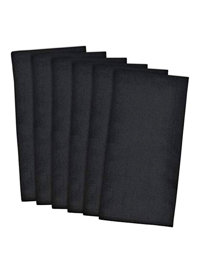 ديي مجموعة مناشف أطباق بتصميم مسطح دون وبر مكونة من 6 قطع - Image 1