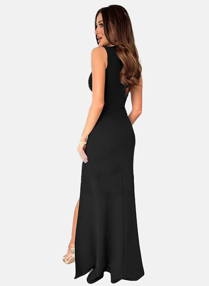 YUNIQEE Sleeveless Slit Dress