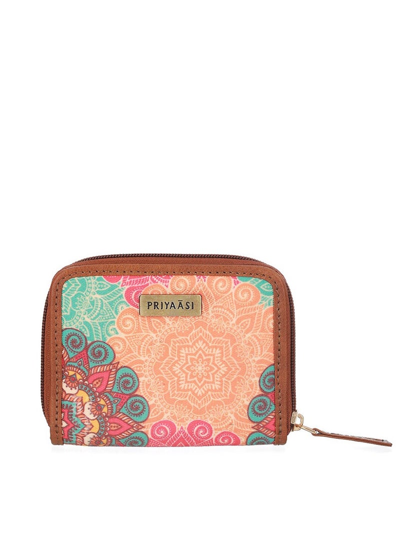 Priyaasi Women Floral Printed Zip Around Wallet  - Image 3