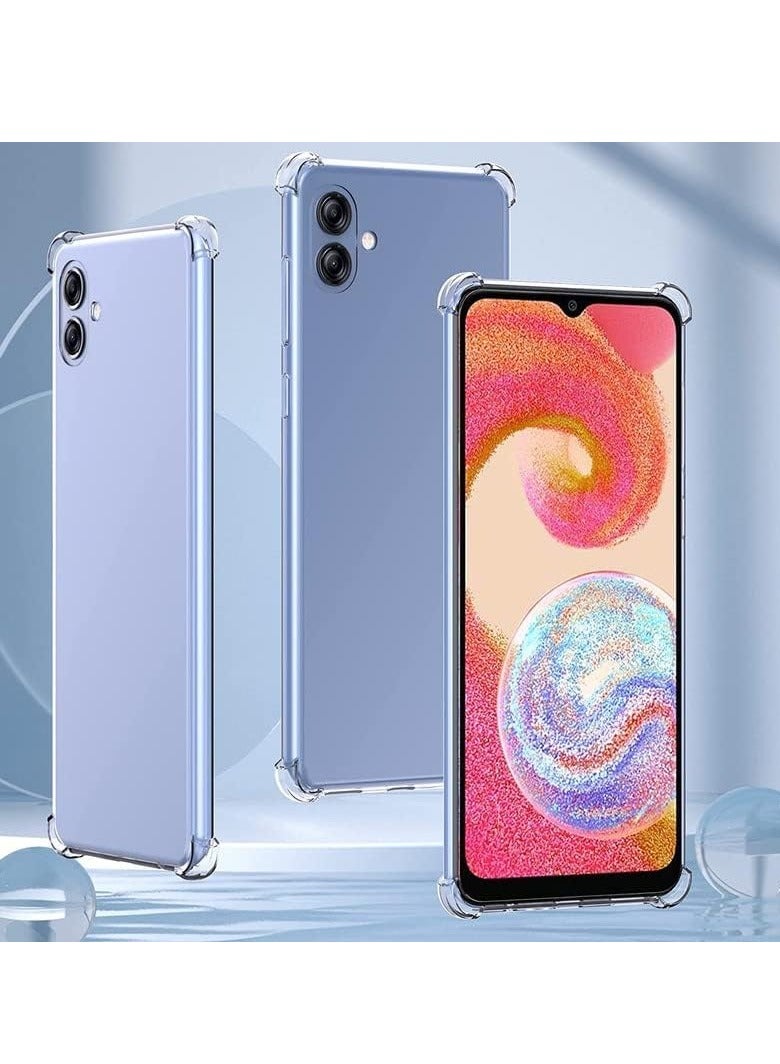 MIGOFAST Samsung Galaxy A05 Clear Transparent Case Soft Flexible Silicone Back Cover Anti Drop Shockproof Case with Reinforced edge Bumper Corner - Image 5