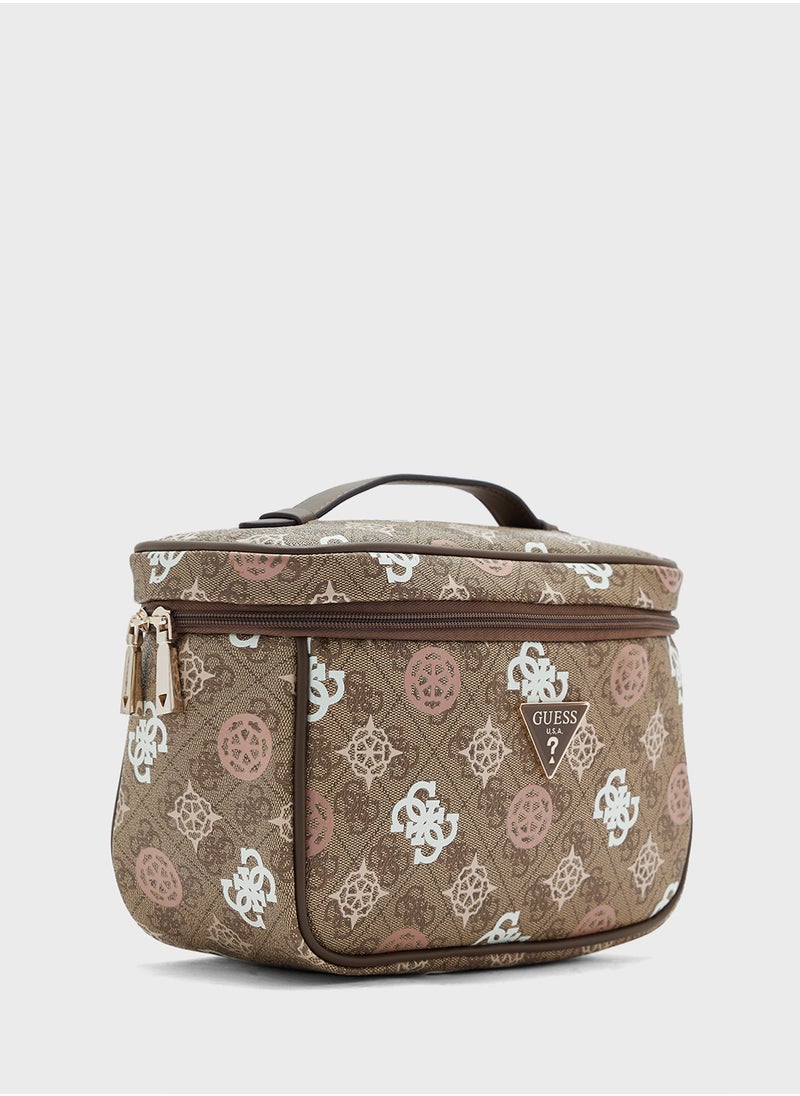 GUESS - Eliette Logo Toiletry Trainch Case Bag - Image 1