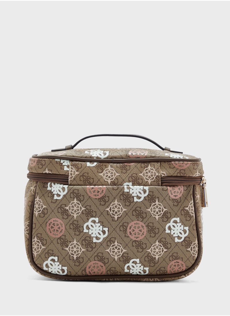 GUESS - Eliette Logo Toiletry Trainch Case Bag - Image 1