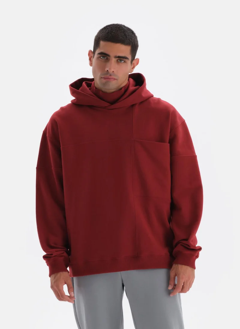 داجي Sweatshirt Hooded Three Thread Oversized Homewear