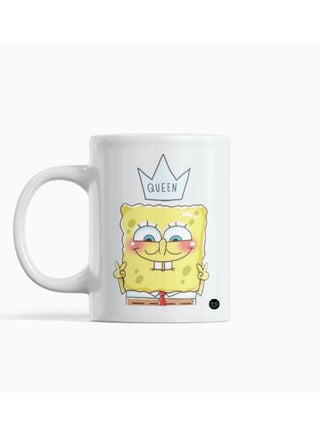 White mug with SpongeBob design printed - pzsku/ZD7DF07AB81A9C950233BZ/45/_/1723895389/9d3581a5-6aa6-4013-afda-0151e1d32955