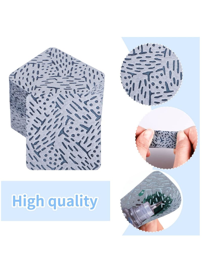 SYOSI مناديل خالية من الوبر للأظافر، وسادات مسح الأظافر، جل طلاء الأظافر بالأشعة فوق البنفسجية، وسادات خالية من الوبر، وسادات قطنية خالية من الوبر للأظافر، والرموش، وغراء الرموش (360 قطعة) - Image 3