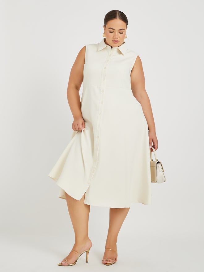 Styli Sleeveless Midi Dress  - Image 1