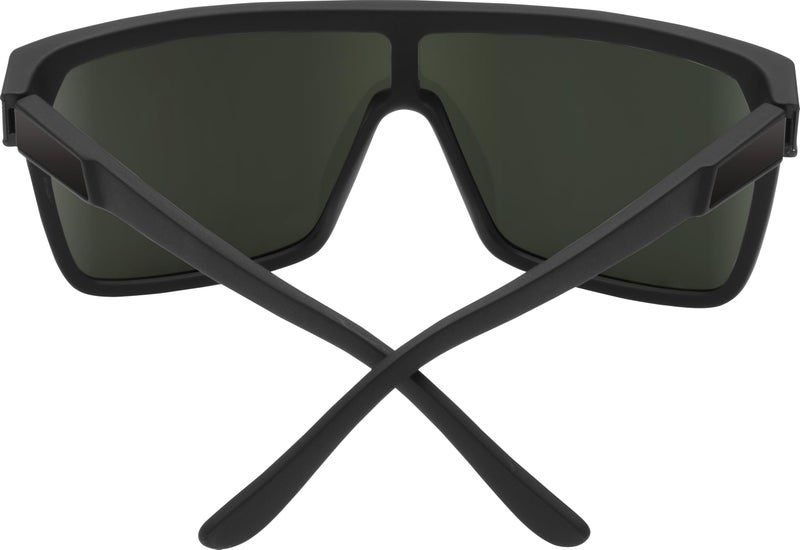 SPY Optic Flynn, Shield Sunglasses, Color and Contrast Enhancing Lenses, Soft Matte Black - HD Plus Gray Green Lenses - Image 4
