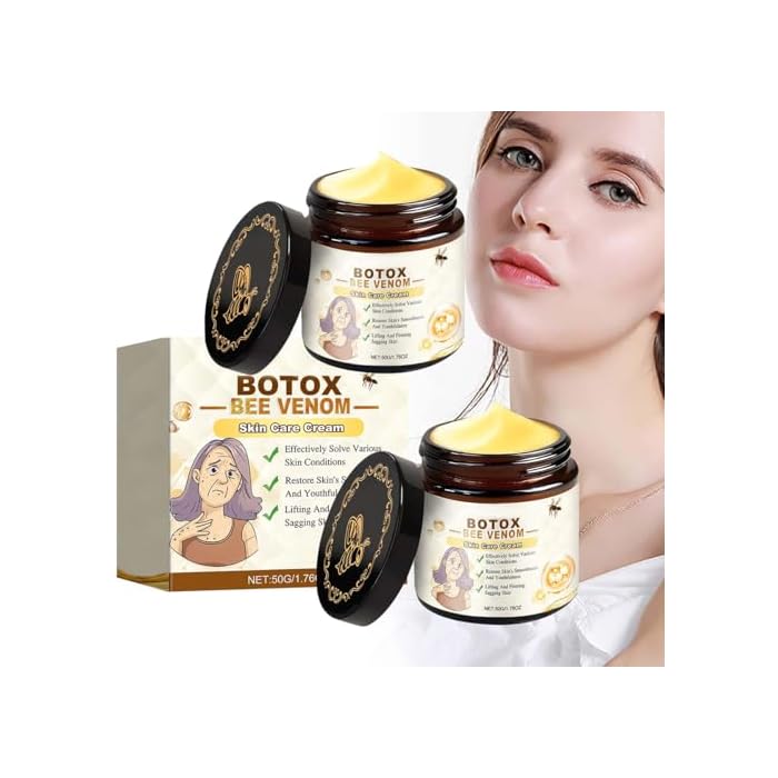 FYEBOO Bee Venom Comprehensive Cream, 2025 New Cream Effectively Reducing Blemishes & Comprehensive Moisturizer for All skin Types (2 Packs)