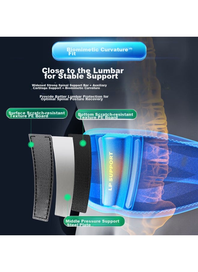 LP Lp Waist Support Belt, Lightweight And Breathable, For Running, Fitness, Sports, Long Sitting, Deep Squats, Deadlifts, And Waist Protection  - Image 3