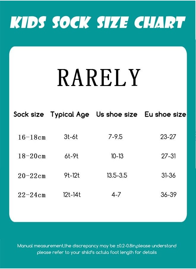 RARELY - Pack of 5 Pattern Black Striped Kids Toddler Crew Socks - Image 1