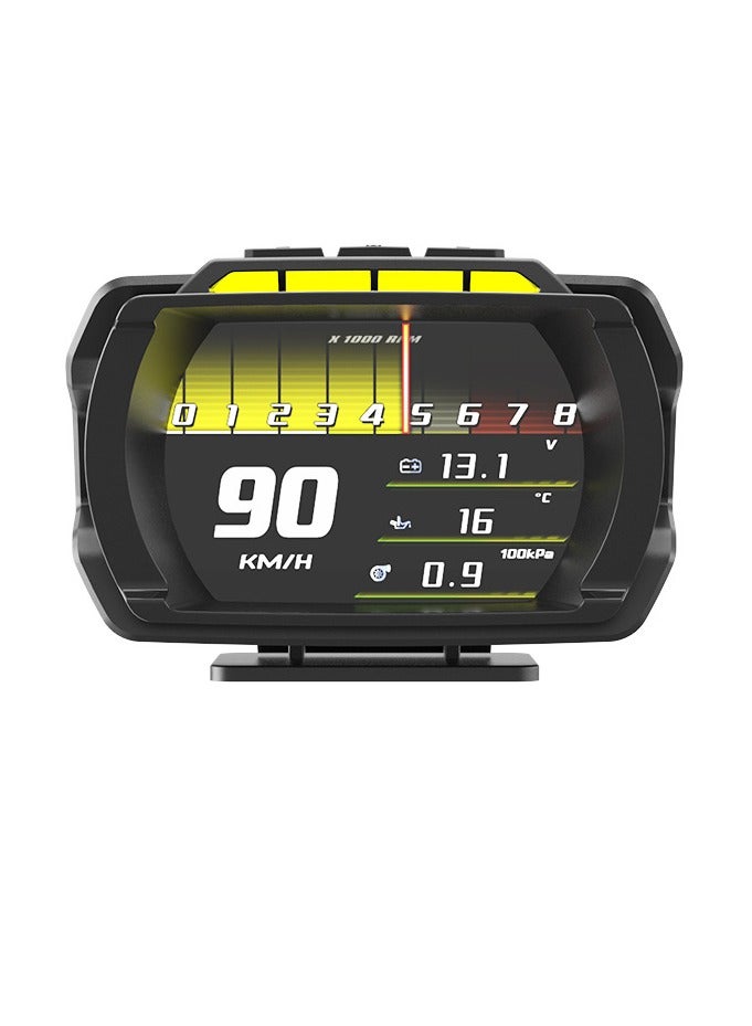 Generic A580 GPS+OBD2 Smart Car HUD Head Up Display, Digital Speed Voltage Auto Gauge, Oil Water Temp RPM Turbo Gauge  - Image 2