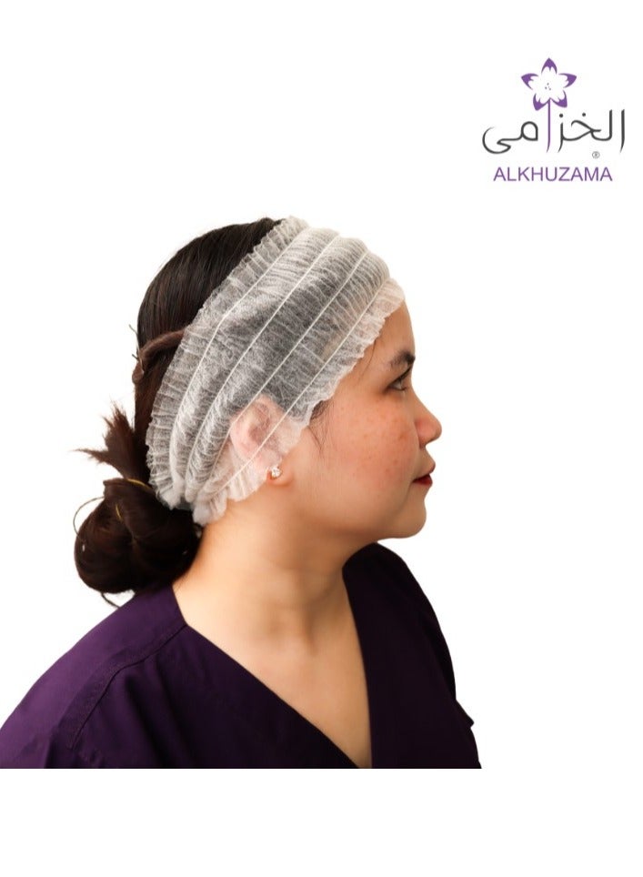 alkhuzama disposable headband 100 pcs - Image 2