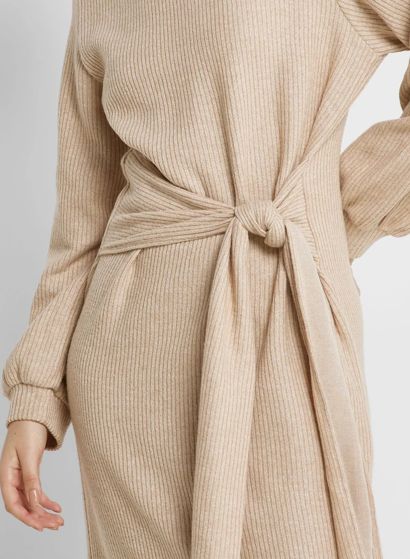 TOPSHOP Tie Detail Dress
