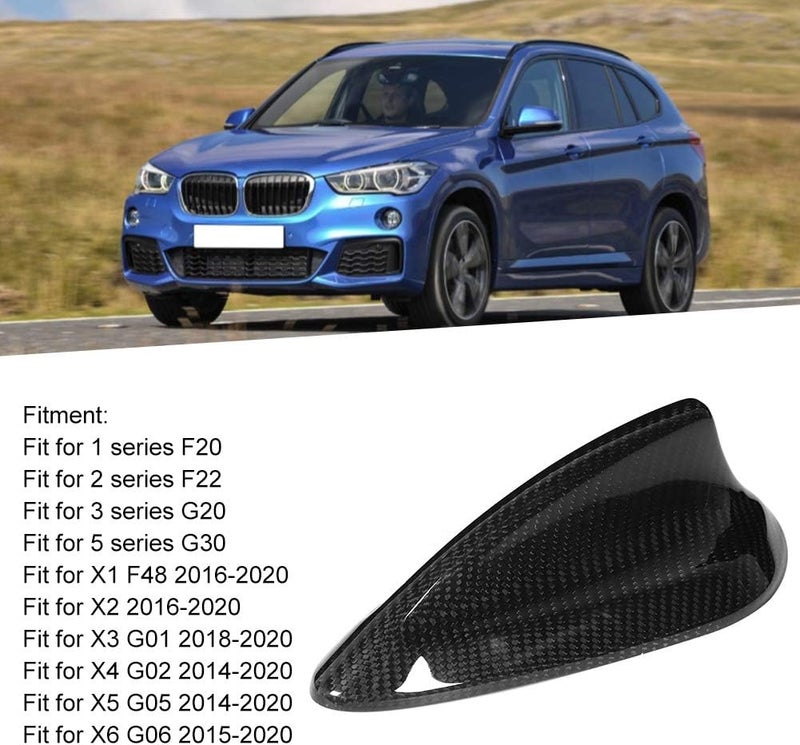 Dry Carbon Fiber Car Antenna Fin Aerial Trim, Durable Carbon Fiber, Fit for G01 G02 G05 G06 G20 G30 - Aerodynamic Design, Easy Installation for Enhanced Vehicle Sty - Image 5