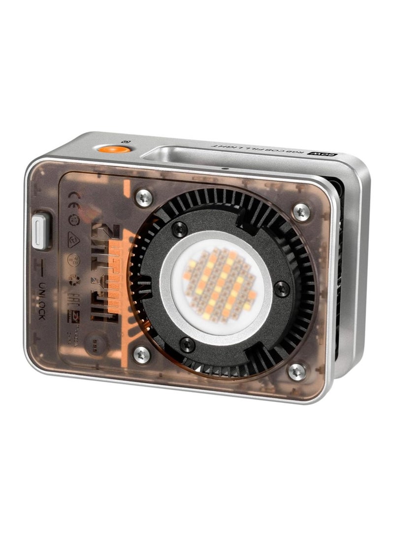 ZHIYUN MOLUS X60 RGB COB Light Combo - Silver - Image 3