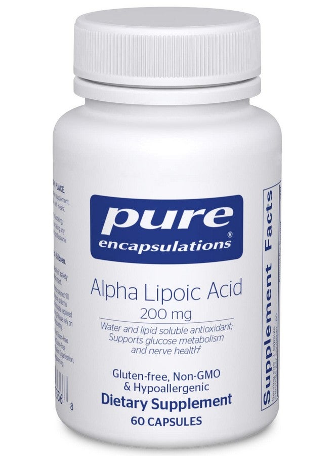 Pure Encapsulations حمض ألفا ليبويك 200 ملغ ؛ مكمل ألان لدعم الكبد ومضادات الأكسدة وصحة الأعصاب والقلب والأوعية الدموية ودعم الجذور الحرة والكربوهيدرات* ؛ 60 كبسولة - Image 2