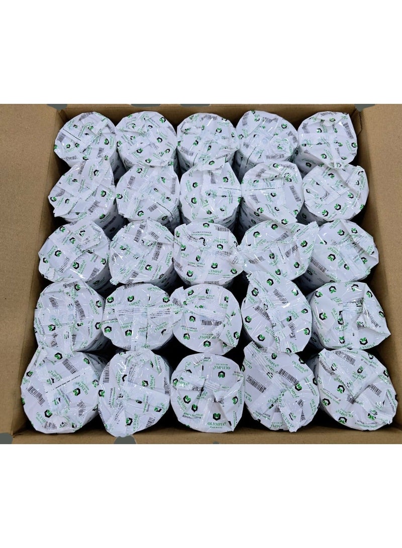 أوليمبيا ورق حراري من ماركة أولمبيا®، قطر 80 مم × 80 مم (قياس دقيق)، جودة موثوقة، لفائف إيصالات نقاط البيع، درجة ممتازة، سمك 70 غ/م² تقريبًا - Image 2