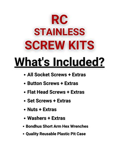 RC Screwz RCR046 - Redcat Racing Blackout XTE RTR/Pro Stainless Steel Screw Kit - Image 3