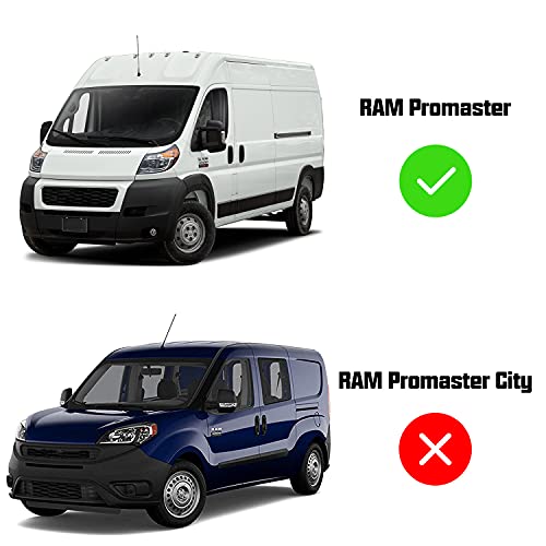 ROCCS Windshield Sunshade UV Ray Reflector for 2014-2025 Dodge RAM ProMaster Full Size Cargo Van Chassis Cab Cutaway Front Window Sun Shade Shield Cover Foldable Reflective Sun Visor - Image 5