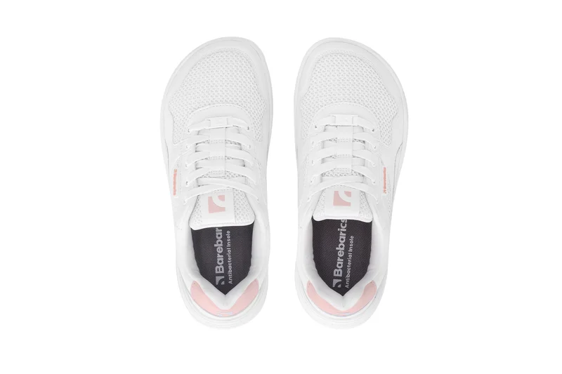Barebarics Zing - Fresh - White & Coral Pink