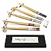 AP ARTSPER AP ARTSPER 5 Pairs Chopsticks and 6 Cute Lucky Cat Chopstick Holders, Classic Japanese Style Reusable Bamboo Natural  - Image 2